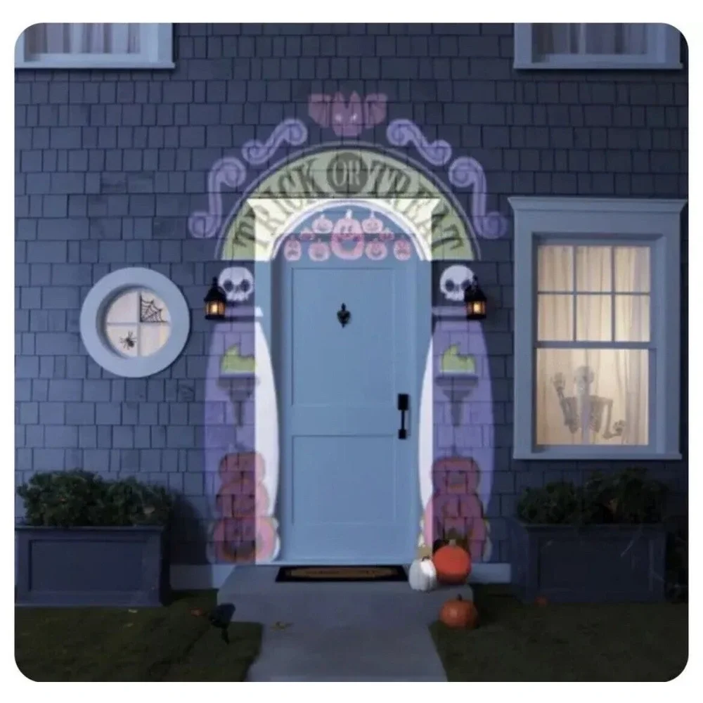 ⚡️Hyde & Eek Trick or‎ Treat LED Light Archway Door 6ft Halloween Decoration